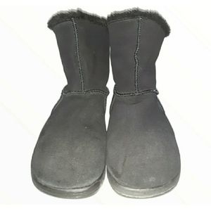 Skechers Wedges Boots Winter Size 6 Black